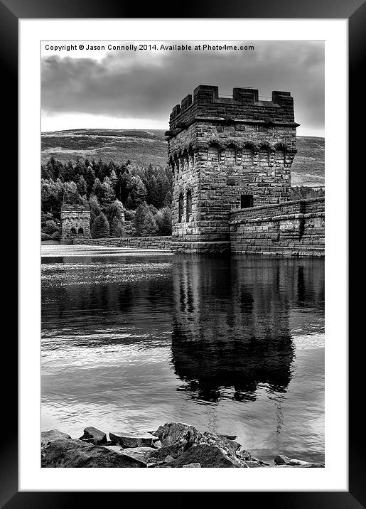  Derwent Reservoir, Derbyshire. Framed Mounted Print by Jason Connolly