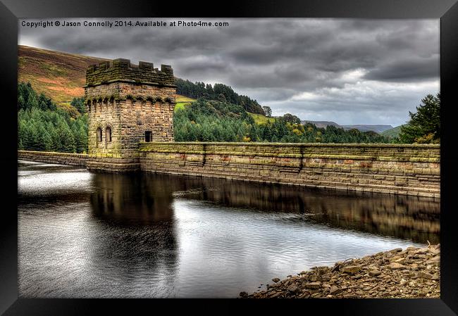  Derwent Dam, Derbyshire Framed Print by Jason Connolly
