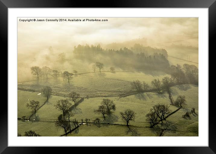  The Valley Of Mist Framed Mounted Print by Jason Connolly