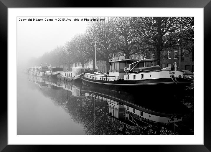 Misty Brugge Framed Mounted Print by Jason Connolly