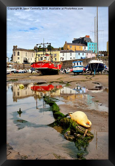  Tenby Harbour Framed Print by Jason Connolly