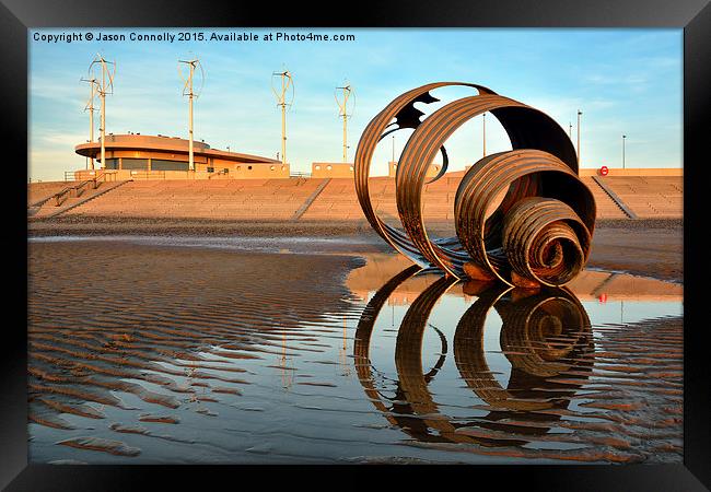  Mary's Shell, Cleveleys Framed Print by Jason Connolly