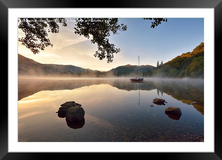  Ullswater Reflections Framed Mounted Print by Jason Connolly