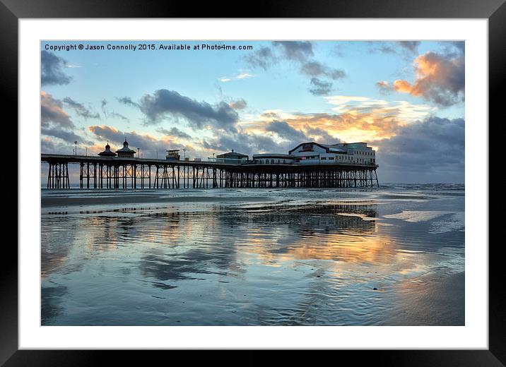  North Pier, Blackpool Framed Mounted Print by Jason Connolly