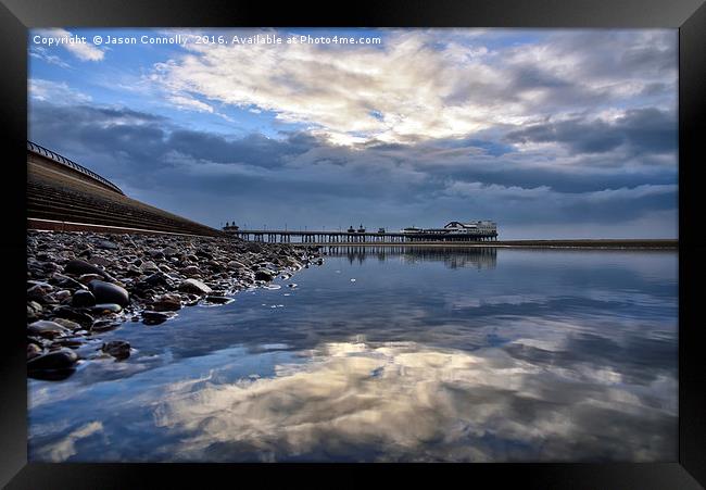 Blackpool Reflections Framed Print by Jason Connolly
