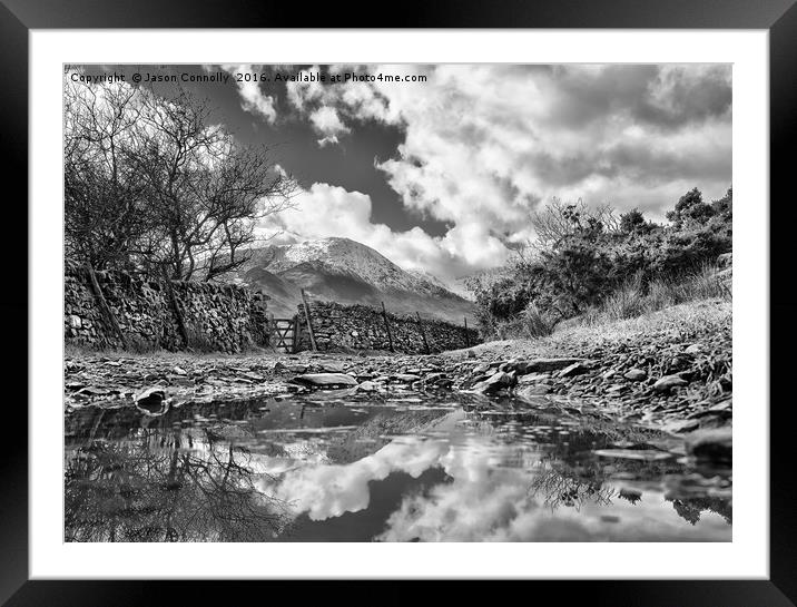 Little Langdale Views Framed Mounted Print by Jason Connolly