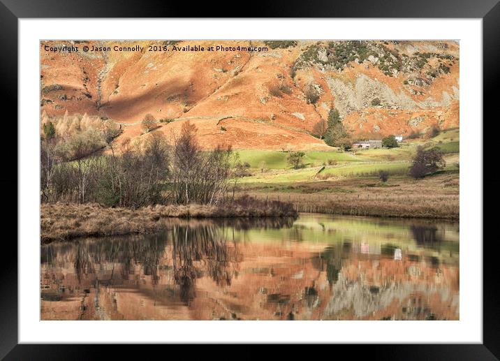 Cumbrian Reflections Framed Mounted Print by Jason Connolly