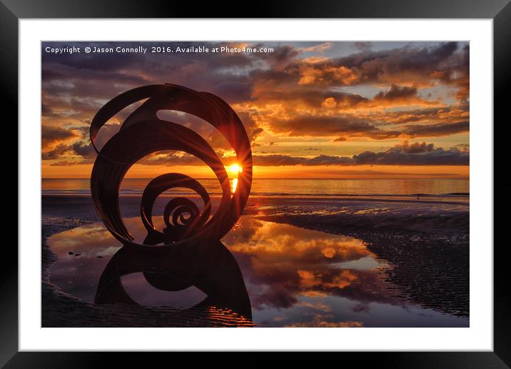 Mary's Shell At Sunset Framed Mounted Print by Jason Connolly