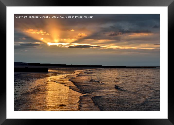 Fleetwood Sunset Framed Mounted Print by Jason Connolly