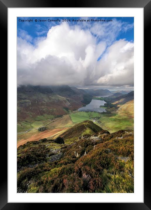 Buttermere Views Framed Mounted Print by Jason Connolly