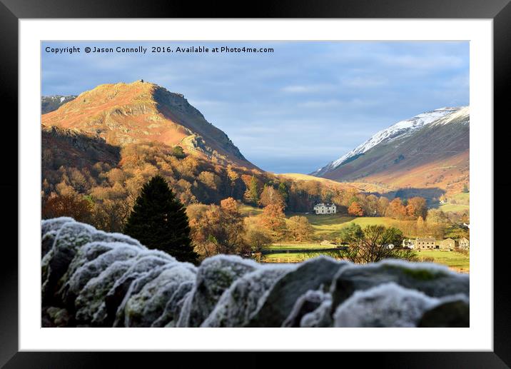 Towards The Vale Of Grasmere Framed Mounted Print by Jason Connolly