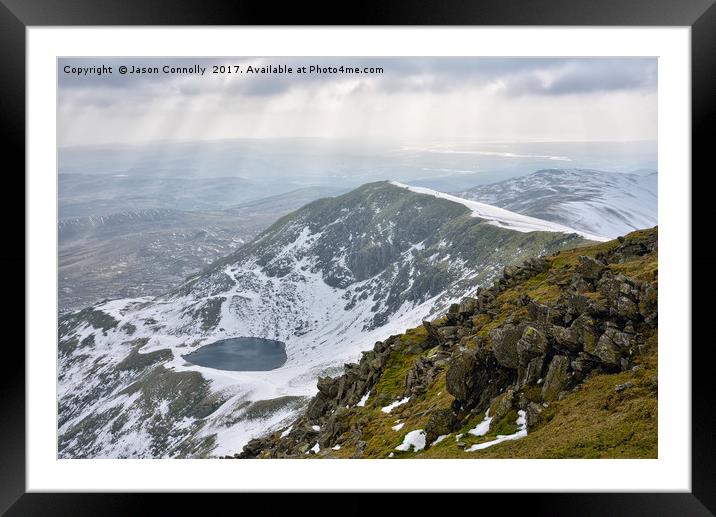 Brown Pike Views Framed Mounted Print by Jason Connolly