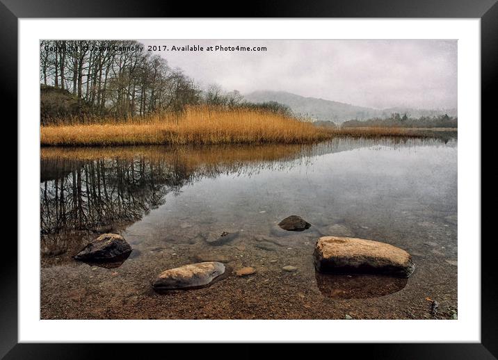 Moody Elterwater Framed Mounted Print by Jason Connolly