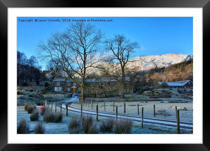 Cumbrian Cottage Framed Mounted Print by Jason Connolly