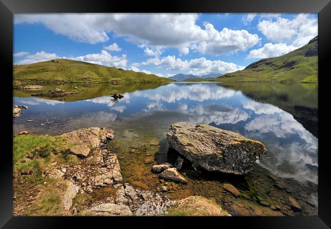 Stickle Tarn, Langdales Framed Print by Jason Connolly