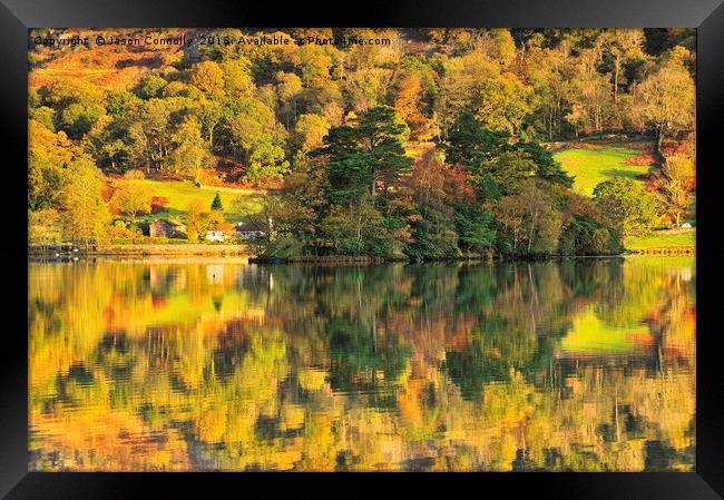 Autumn Gold, Rydalwater Framed Print by Jason Connolly