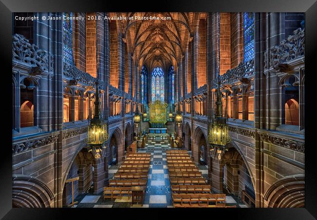 The Lady Chapel, Liverpool Framed Print by Jason Connolly