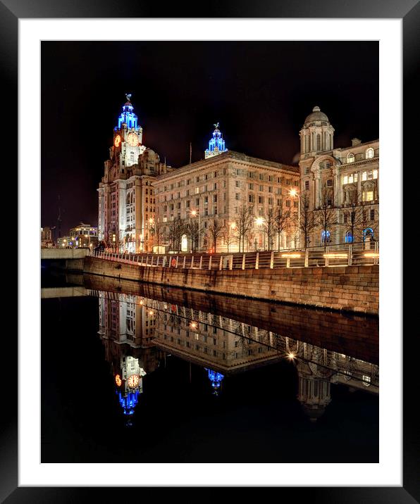 The Three Graces Framed Mounted Print by Jason Connolly