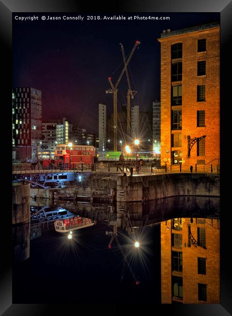 Upside Down At Liverpool. Framed Print by Jason Connolly