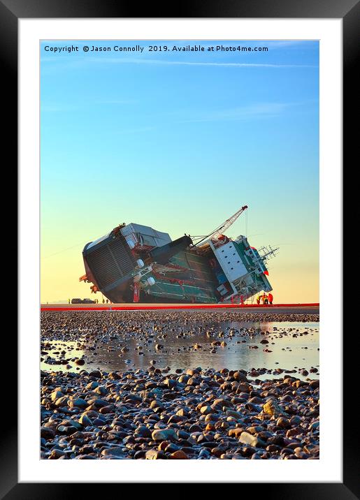 MS Riverdance, Blackpool. Framed Mounted Print by Jason Connolly