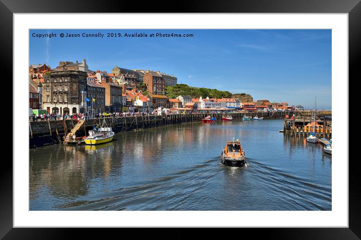Whitby Harbour Views Framed Mounted Print by Jason Connolly