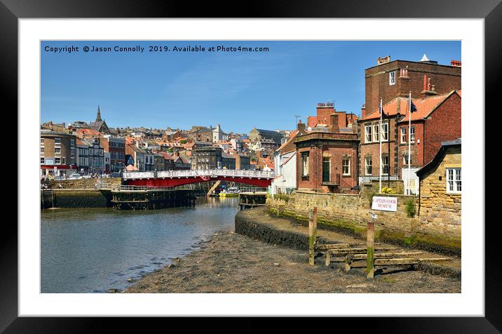 River Esk, Whitby Framed Mounted Print by Jason Connolly