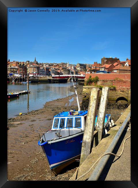 Boats At Whitby Framed Print by Jason Connolly