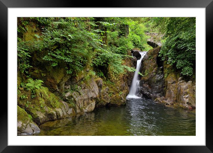 Rydal Beck Falls Framed Mounted Print by Jason Connolly