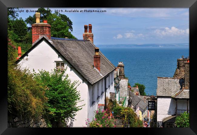 Clovelly, Devon. Framed Print by Jason Connolly