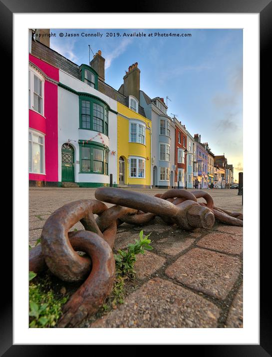 Weymouth, Dorset. Framed Mounted Print by Jason Connolly