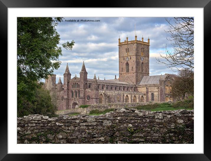 St David's cathedral, Wales. Framed Mounted Print by Jason Connolly