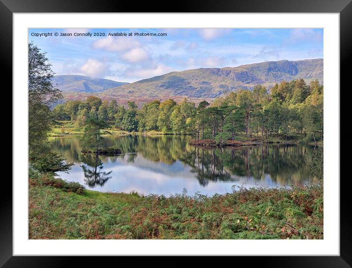 Tarn Hows, Cumbria. Framed Mounted Print by Jason Connolly
