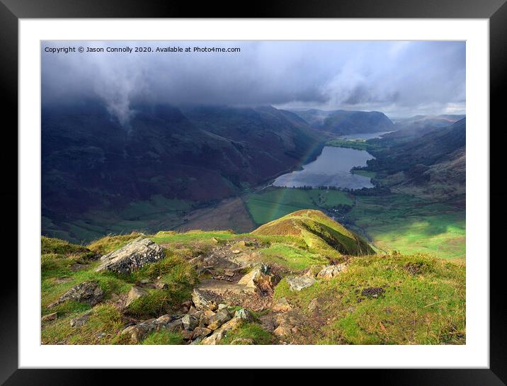Fleetwith Pike Views Framed Mounted Print by Jason Connolly
