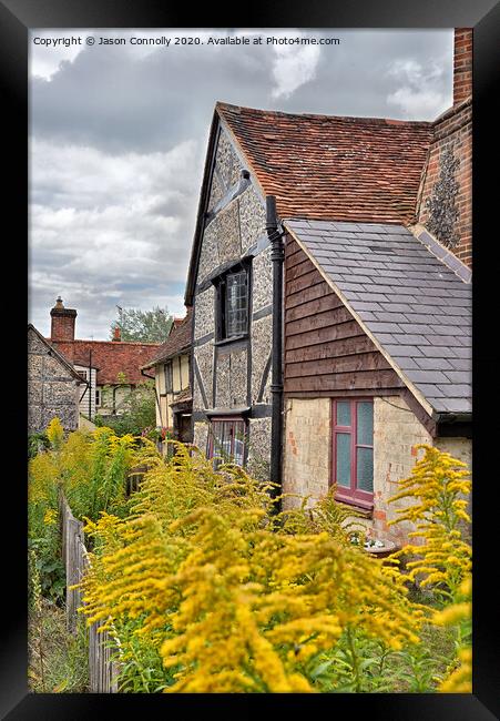 Shere Village, Surrey. Framed Print by Jason Connolly