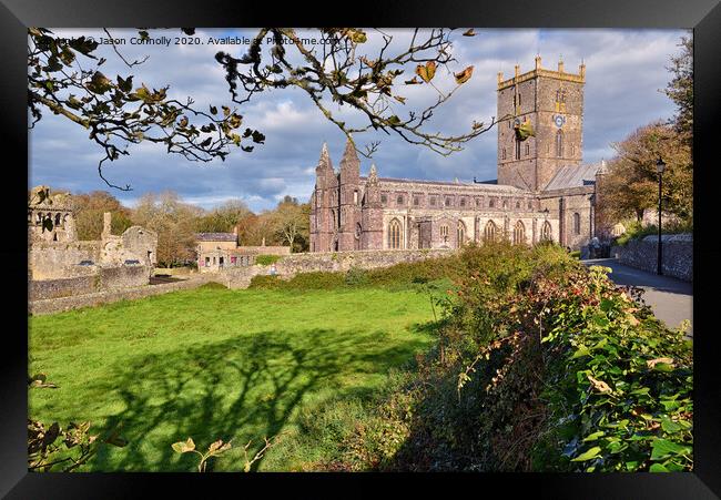 St David's cathedral, Wales. Framed Print by Jason Connolly