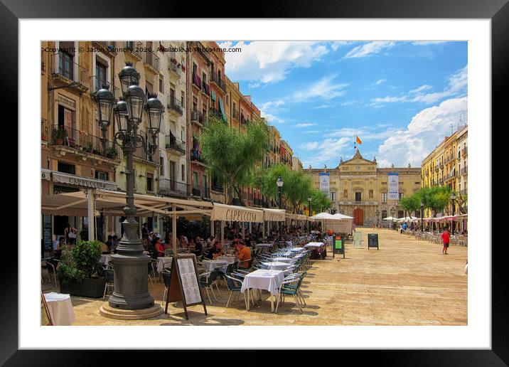 Tarragona, Spain. Framed Mounted Print by Jason Connolly