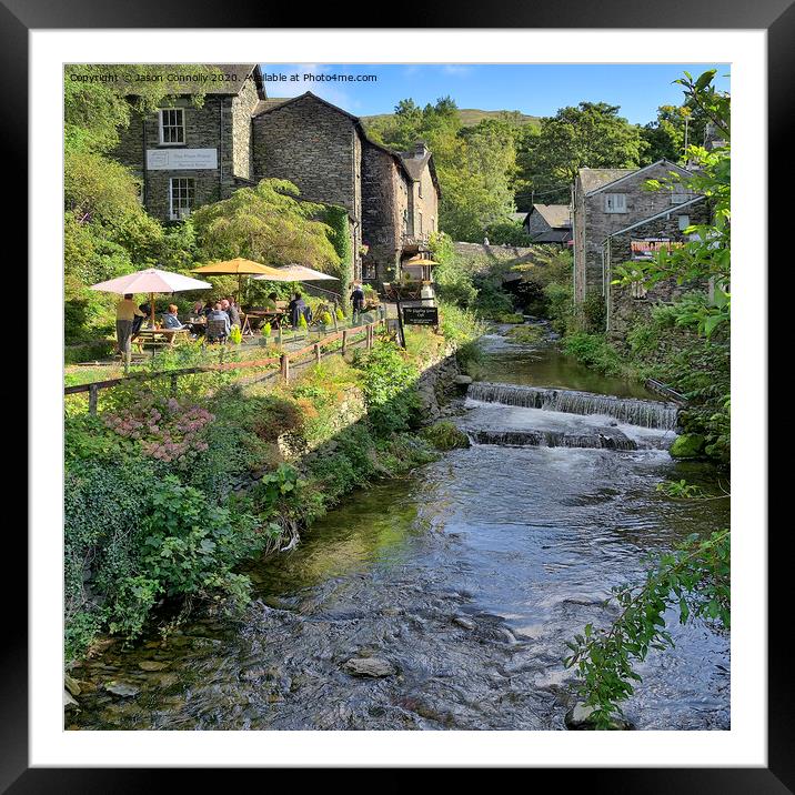 Stock Ghyll, Ambleside. Framed Mounted Print by Jason Connolly
