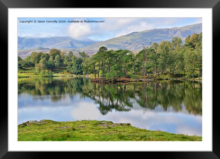 Tarn Hows, Cumbria. Framed Mounted Print by Jason Connolly