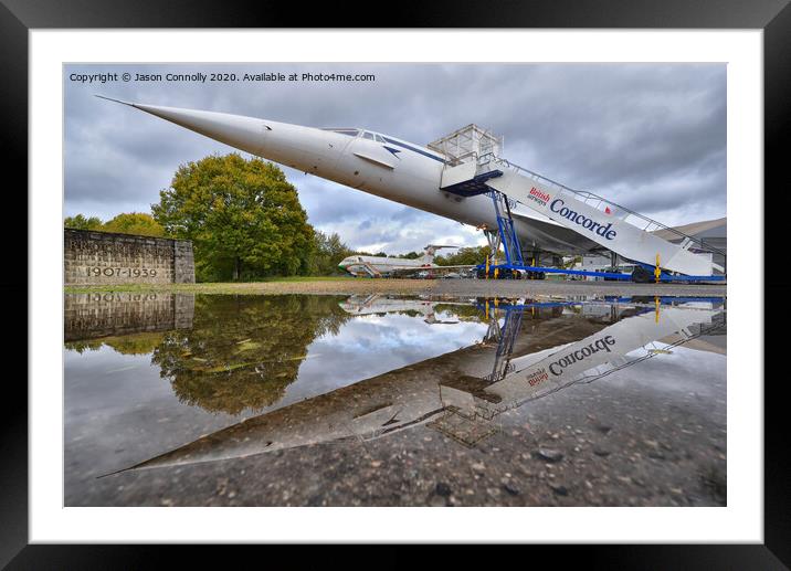 Concorde. Framed Mounted Print by Jason Connolly