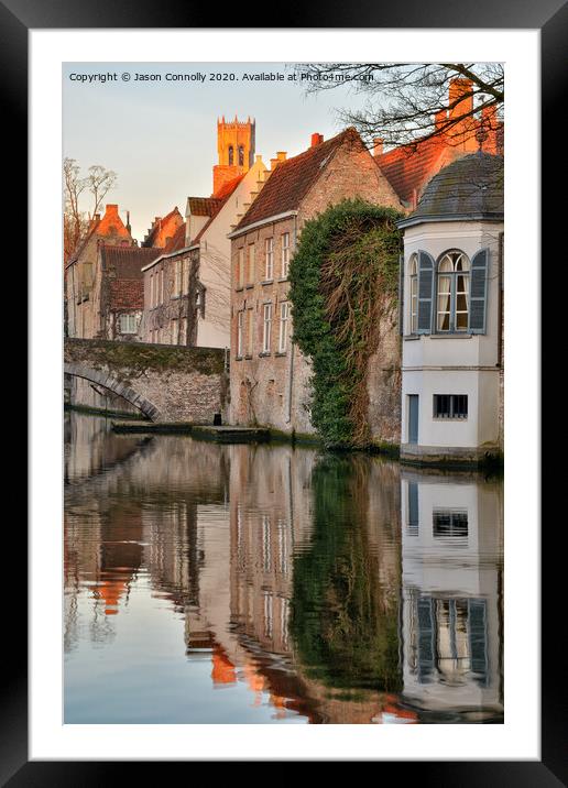 Beautiful Bruges. Framed Mounted Print by Jason Connolly