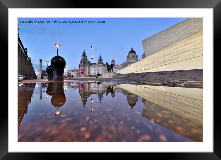 Thee Graces Reflections. Framed Mounted Print by Jason Connolly