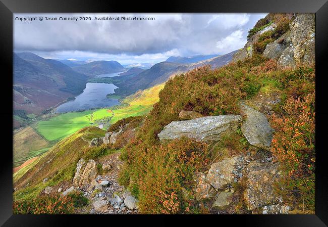 Buttermere Views. Framed Print by Jason Connolly