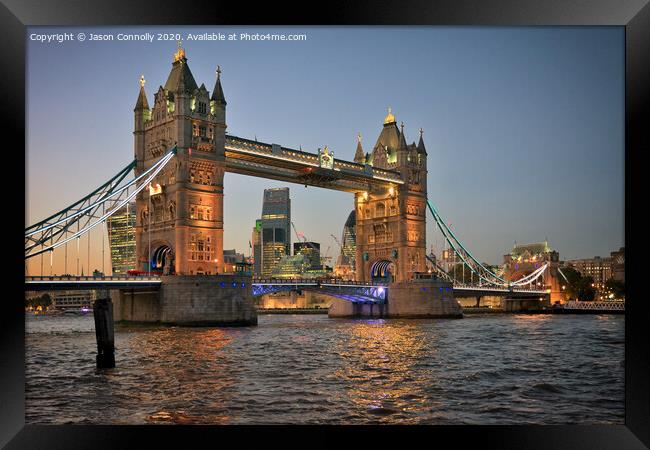 Tower Bridge London. Framed Print by Jason Connolly