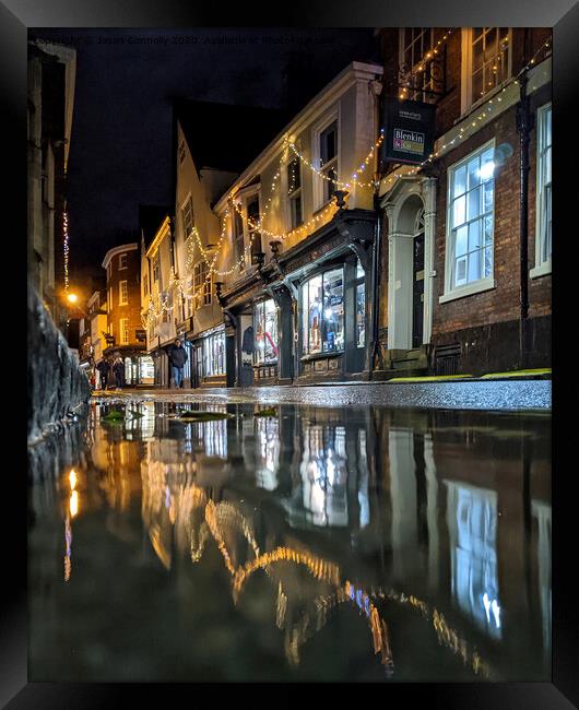 York Reflections. Framed Print by Jason Connolly