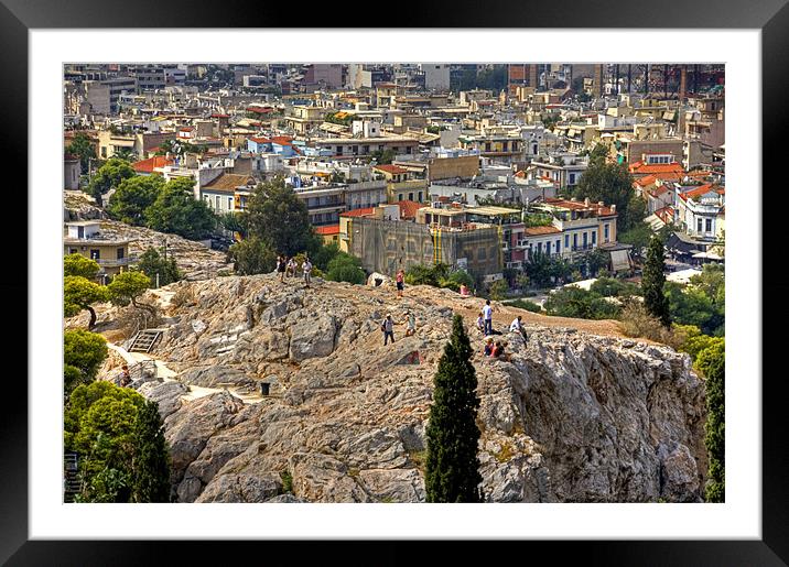 The Areopagus Framed Mounted Print by Tom Gomez