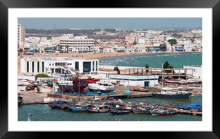 La Goulette Framed Mounted Print by Tom Gomez