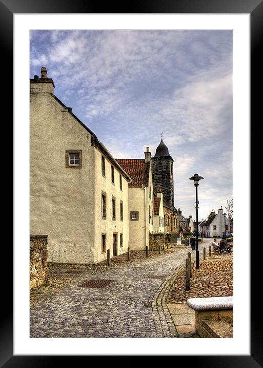 Culross Town Square Framed Mounted Print by Tom Gomez