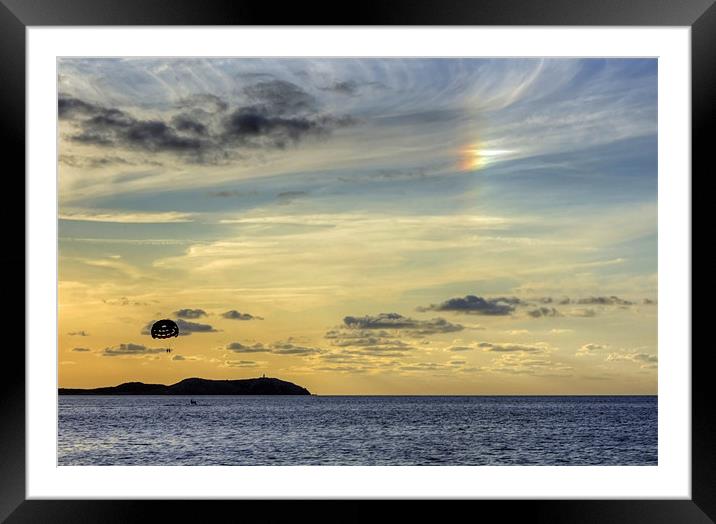 Rainbow Cloud Framed Mounted Print by Tom Gomez