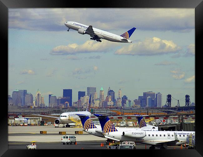 Newark Airport Framed Print by Tom Gomez