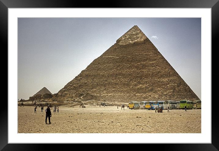 Jolly Boys Outing to Giza Framed Mounted Print by Tom Gomez